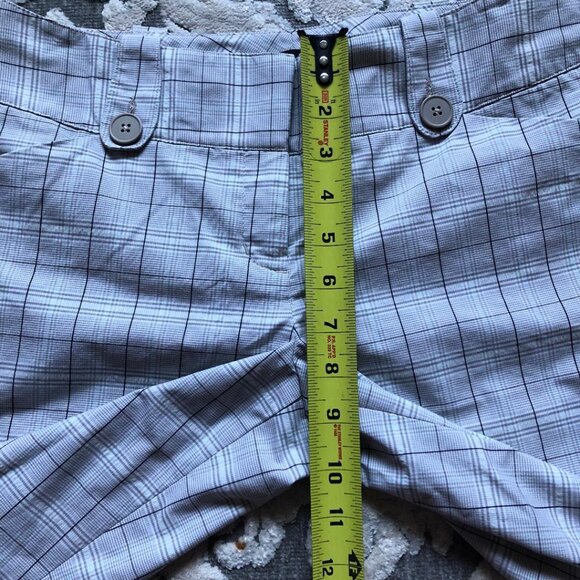 Express, Beige Plaid, Lightweight, Bermuda Shorts. Size 6 - Picture 7 of 7